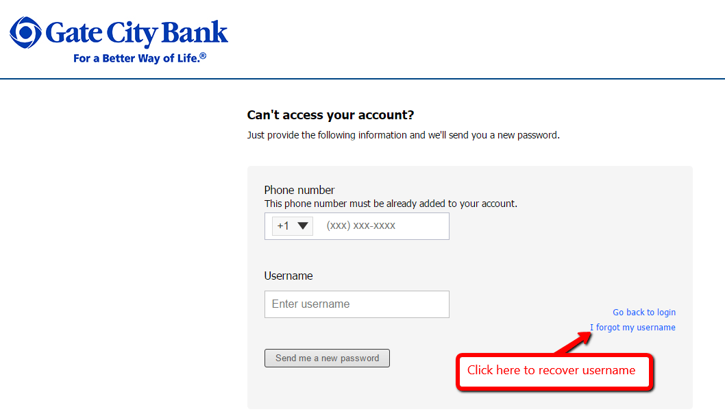 Gate City Bank Online Banking Login CC Bank