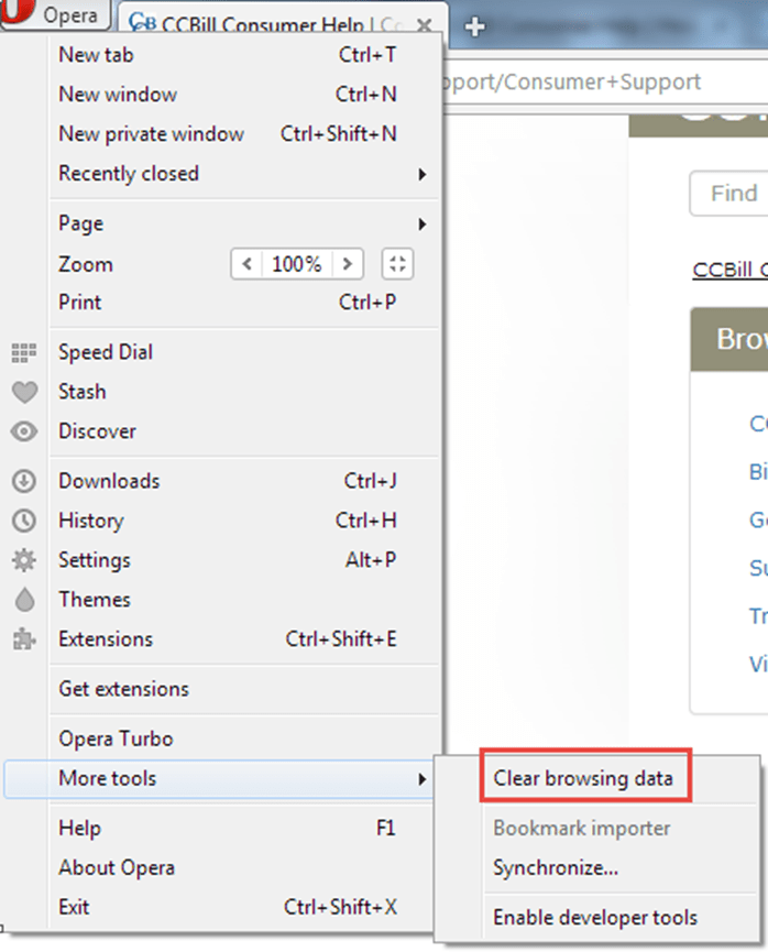 How Do I Delete Cookies in My Opera  Browser?