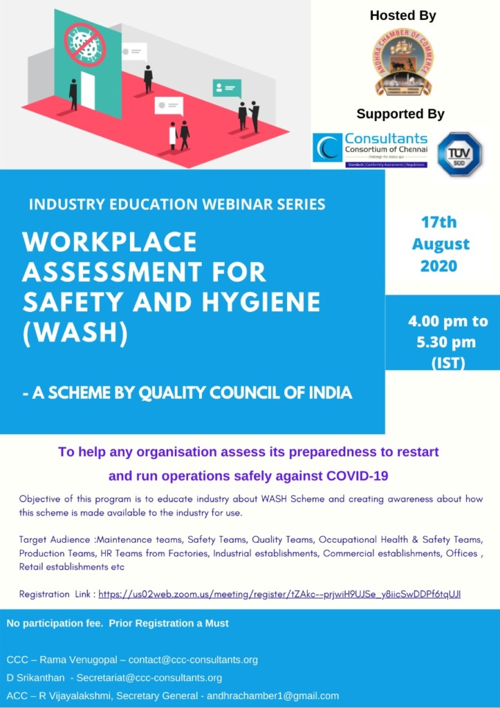 PROGRAM ON WASH ASSESSMENT SCHEME WORK PLACE SAFETY & HYGIENE