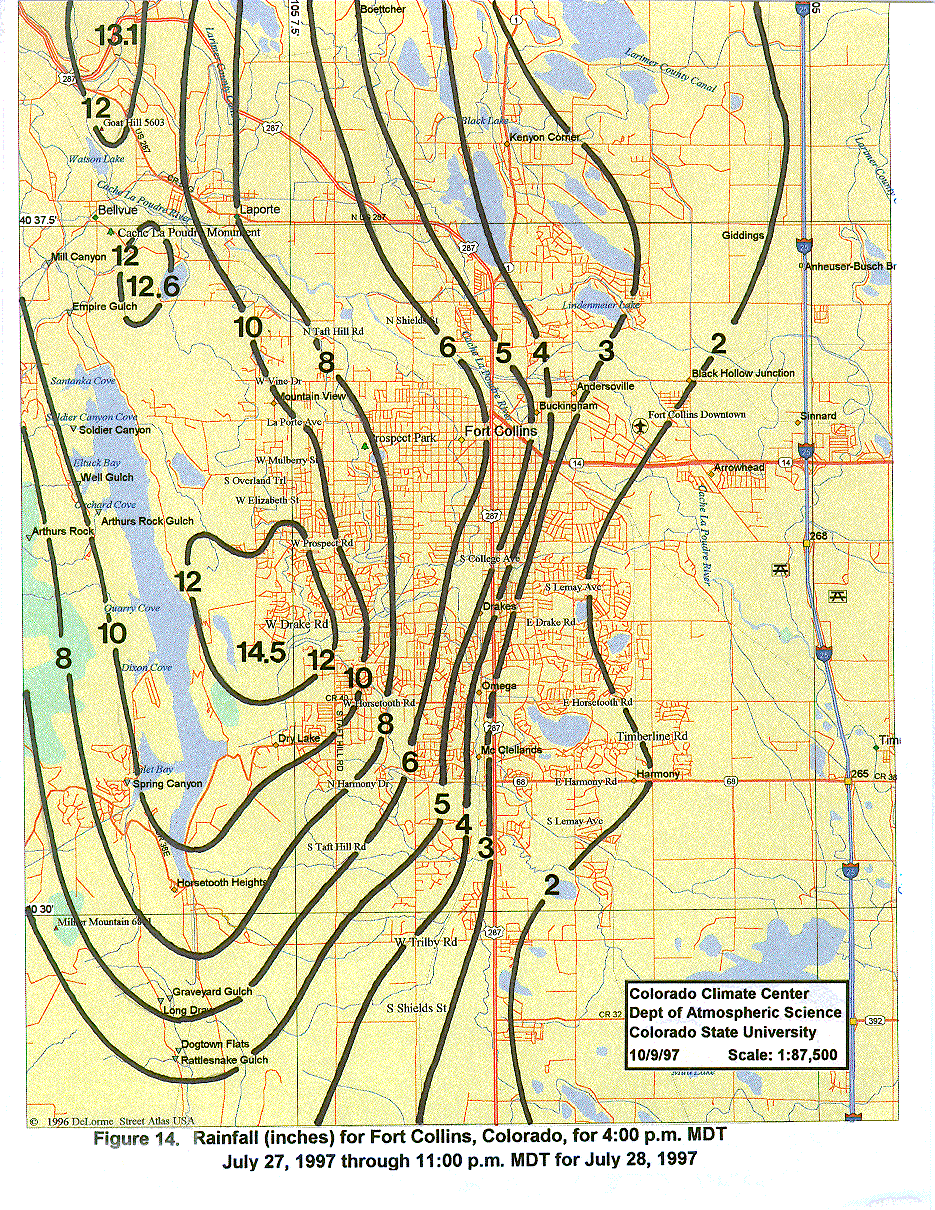 Fort Collins Flood July 28, 1997