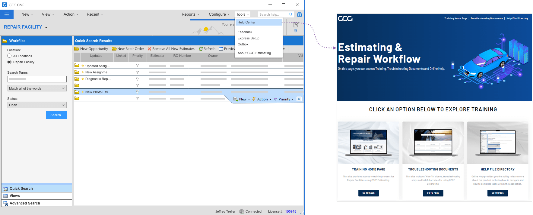 CCC ONE Repair Facilities release 36.0.0.5050 – CCC Knowledge Base