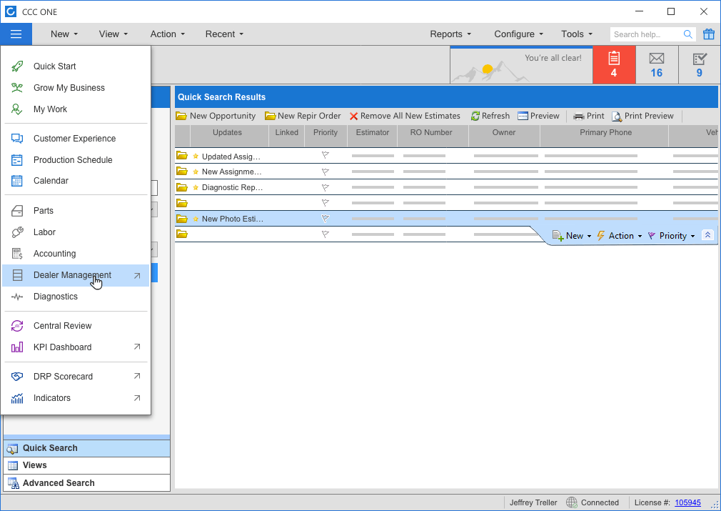 CCC ONE Repair Facilities release 41.0.0.12180 – CCC Knowledge Base