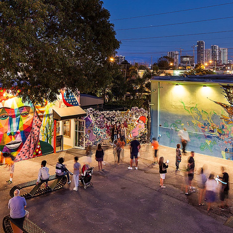 USA, Florida, Miami, Wynwood Art district the Wynwood wall