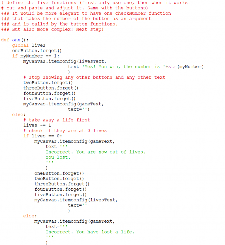 Sample Code Python cccSkerries