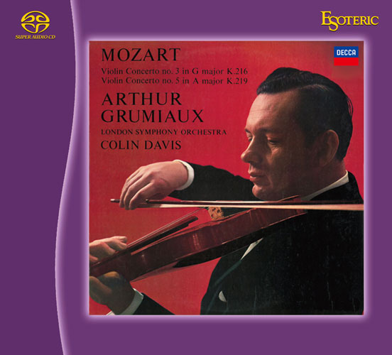 Club CD MOZART Violin Concerto No. 3 in G major, K. 216 / Violin