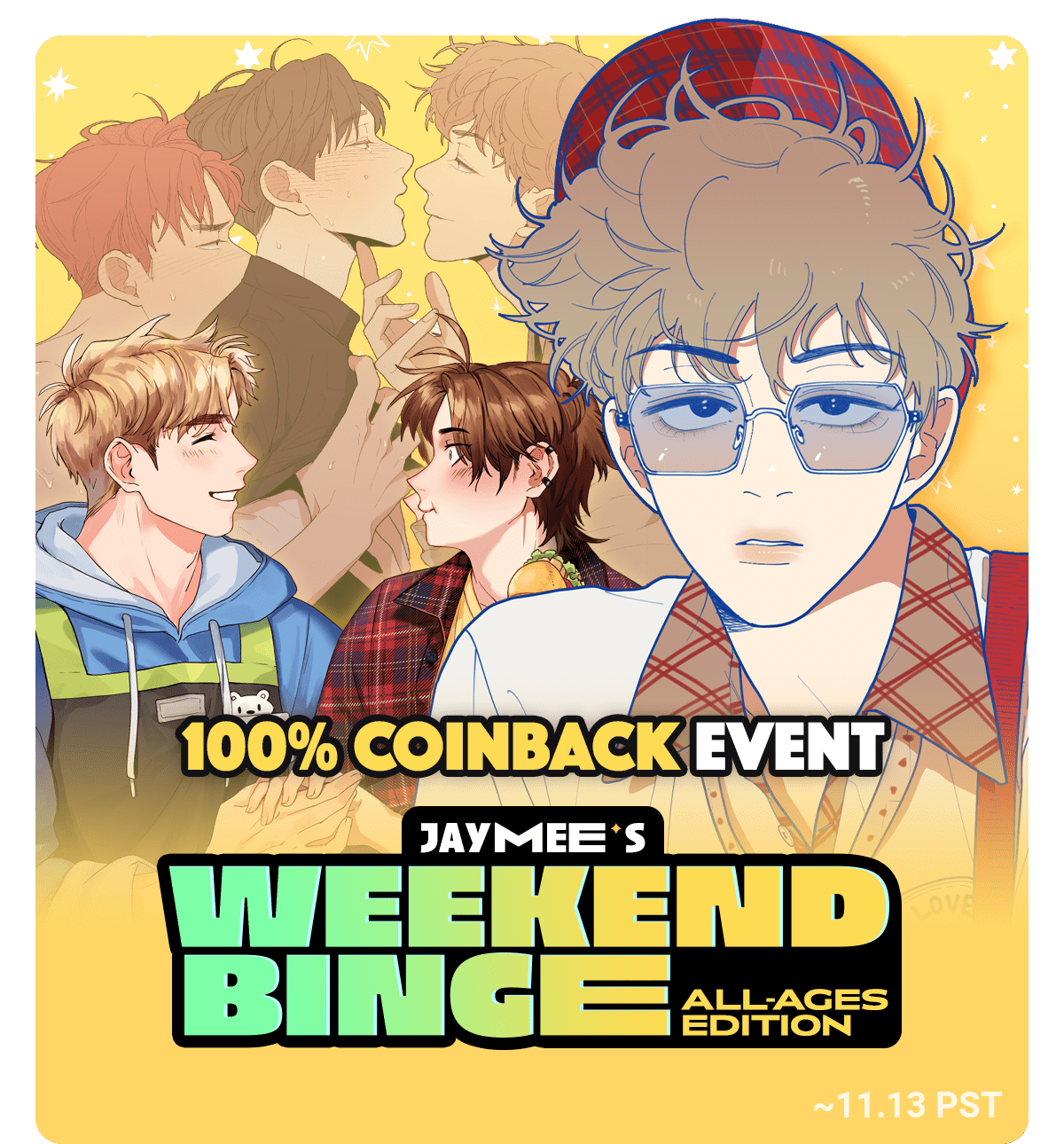 Jaymee's Weekend Binge Get 100 Coins Back for these titles! Lezhin
