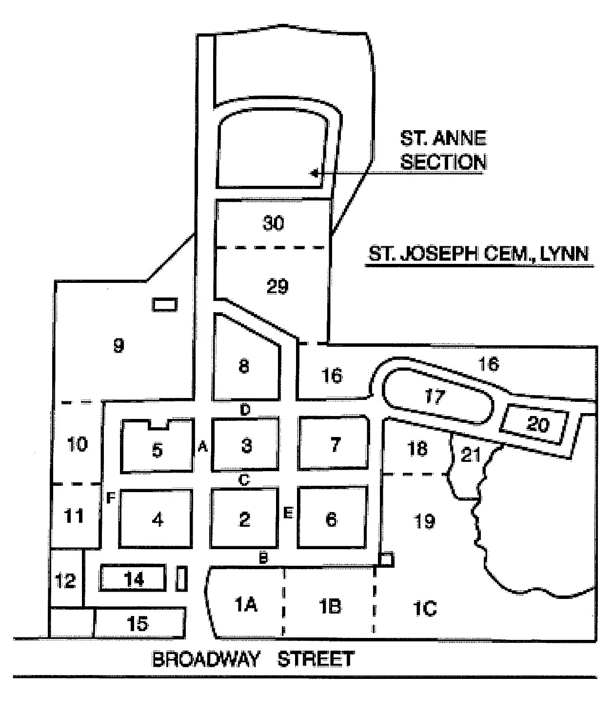 St. Joseph Cemetery Lynn Catholic Cemeteries Association