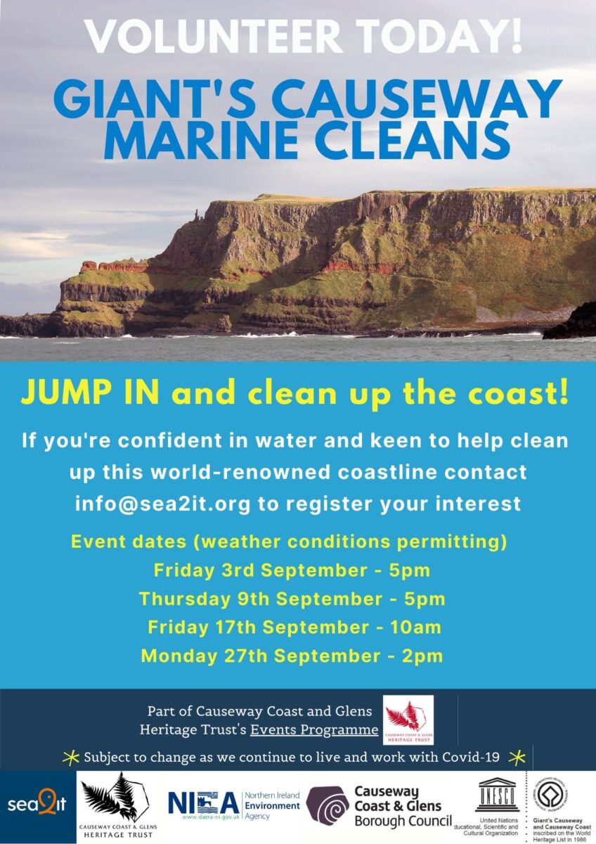 Marine Clean Up Contact to book Causeway Coast