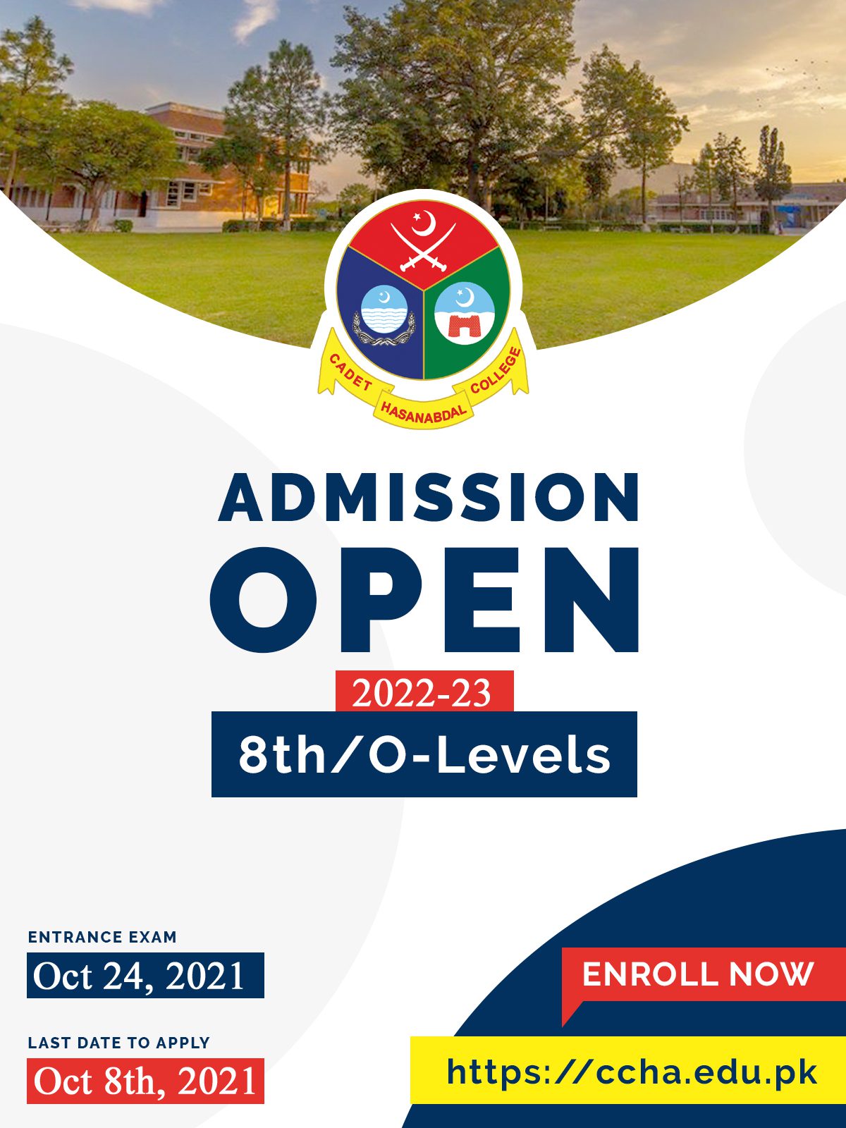Cadet College Hasanabdal Admission CCH