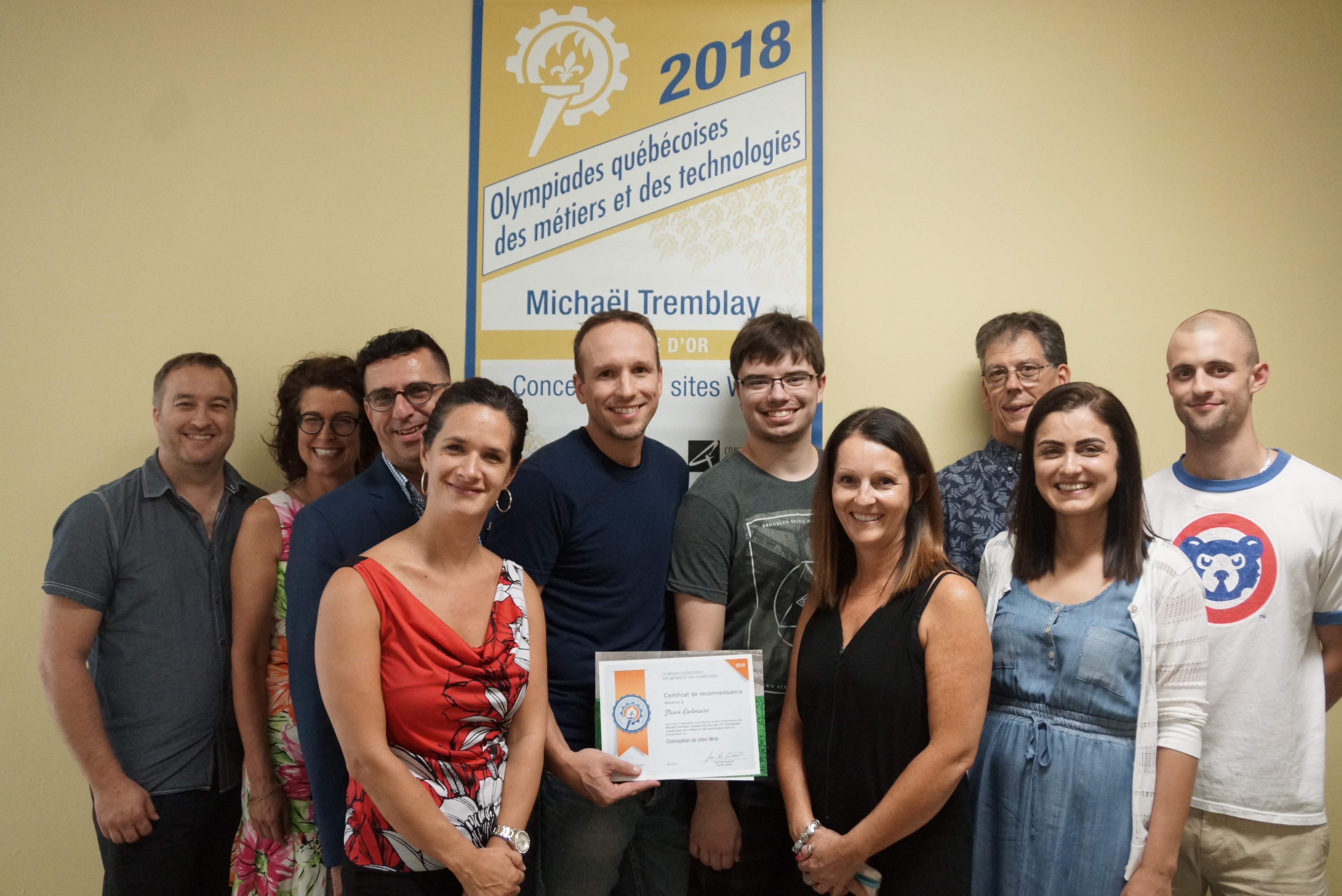 Un enseignant en Techniques de l'informatique honoré Cégep de Chicoutimi