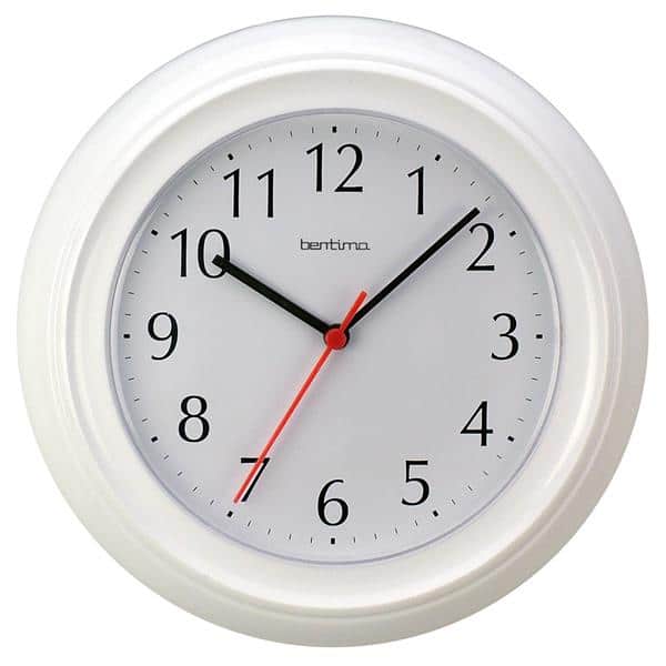 BENTIMA WHITE WALL CLOCK C. Chircop Ltd. Malta
