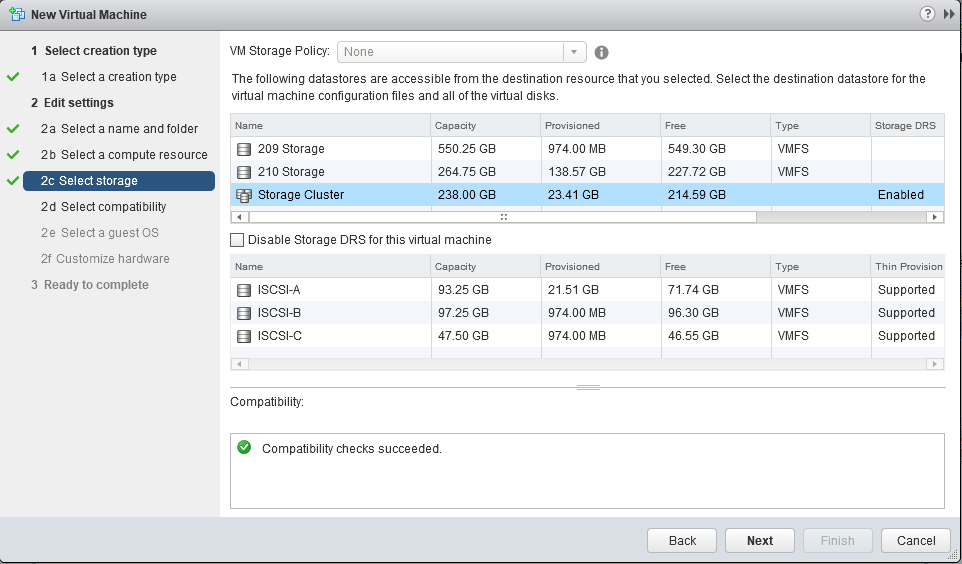 VMware Storage DRS Root