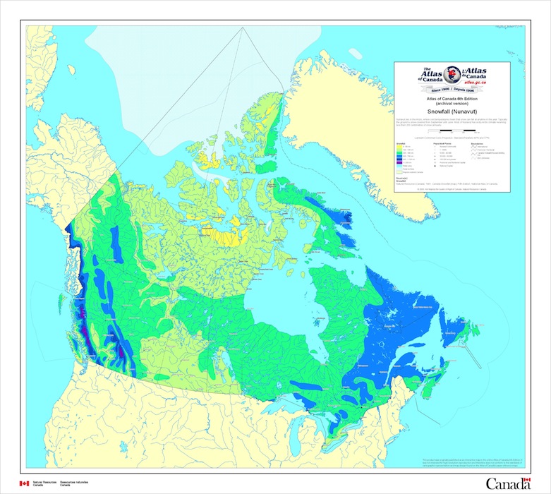 Snow Distribution Canadian Cryospheric Information Network