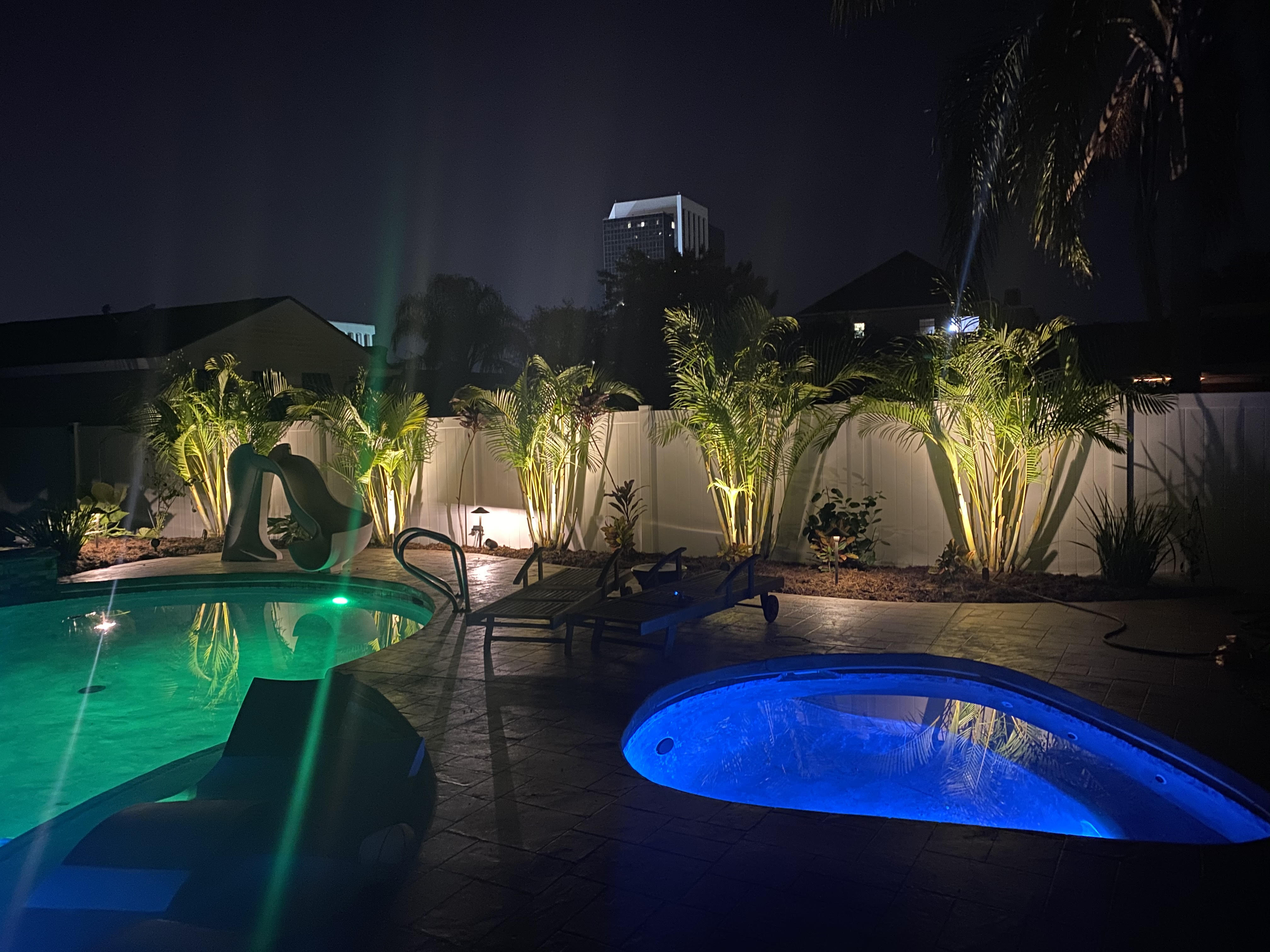 Professional Landscape Lighting Clean Cut Landscape Co.