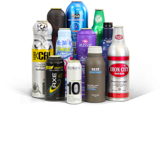 Aluminum Aerosol Cans, Al Bottles Alum. Contract Mfg CCL Container