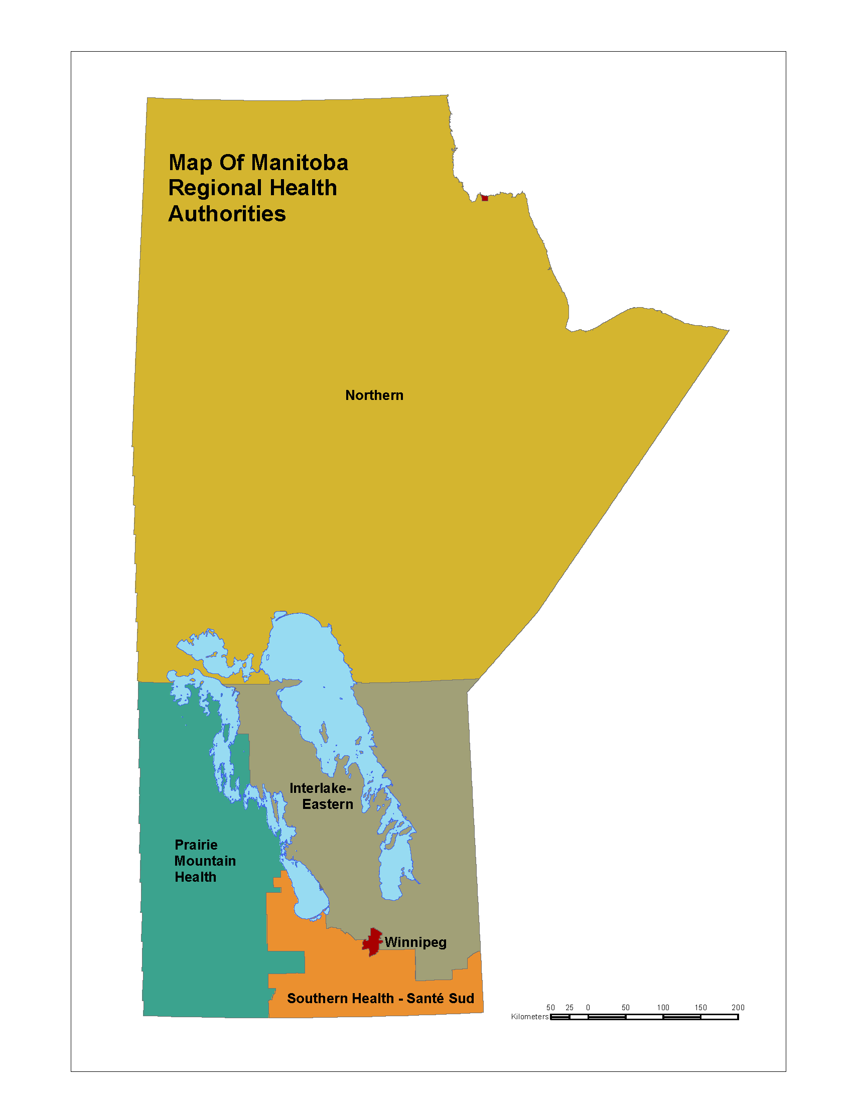 Map Gallery CancerCare MB Community Profiles