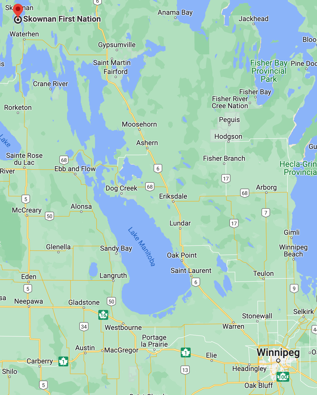 Skownan First Nation (Waterhen) CancerCare MB Community Profiles