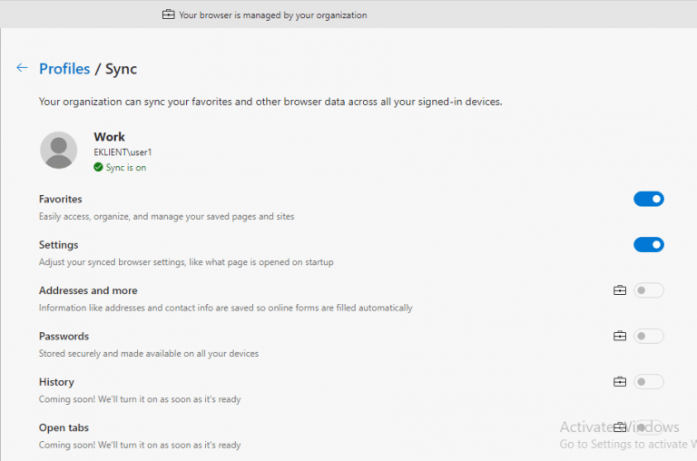 MS Edge v85 roaming profile + UEV