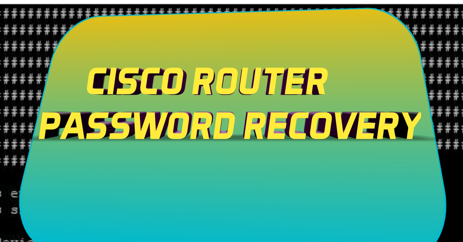 How to Configure Different Cisco Router Passwords StepbyStep CCNA