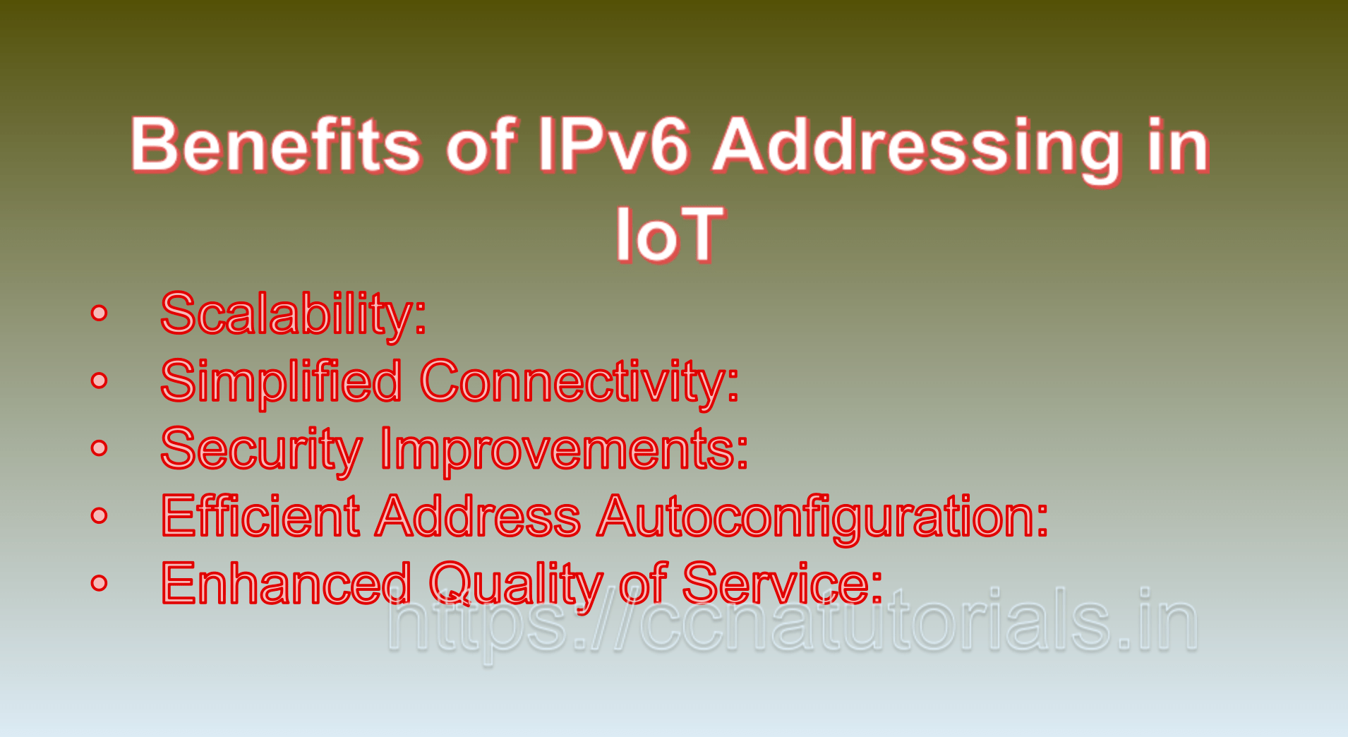 IPv6 Addressing in IoT of Things) CCNA TUTORIALS