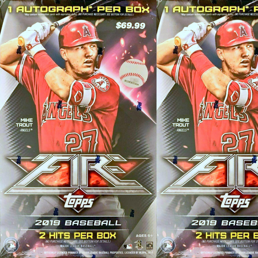 2019 Topps Fire Baseball Checklist, Set Info, Boxes, Reviews, Date