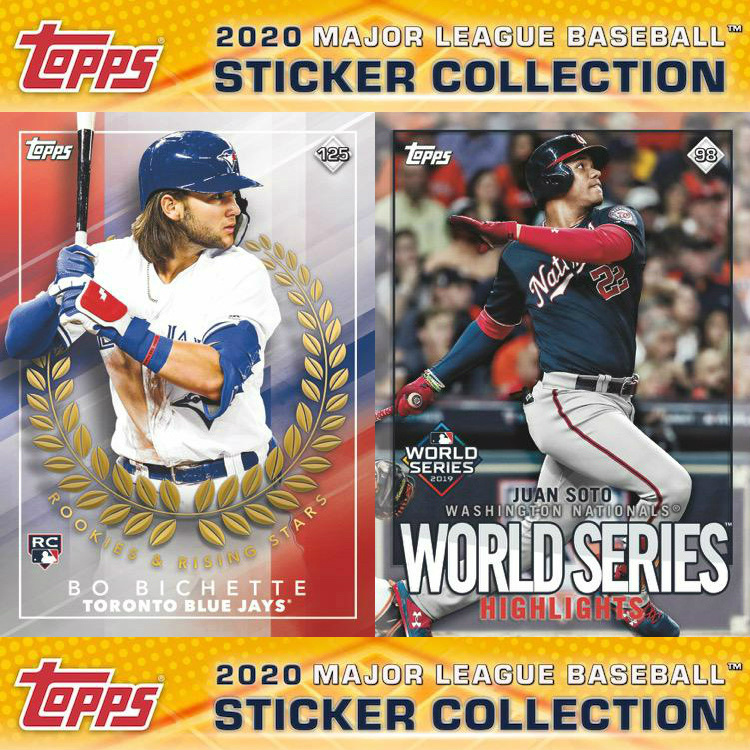 2020 Topps MLB Sticker Baseball Checklist, Set Info, Boxes, Review, Date