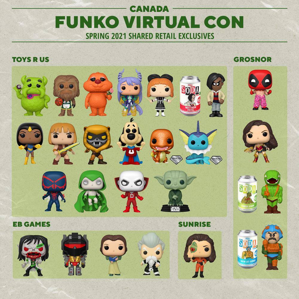 2021 Funko Emerald City Comic Con Exclusives List, Gallery, Virtual Con
