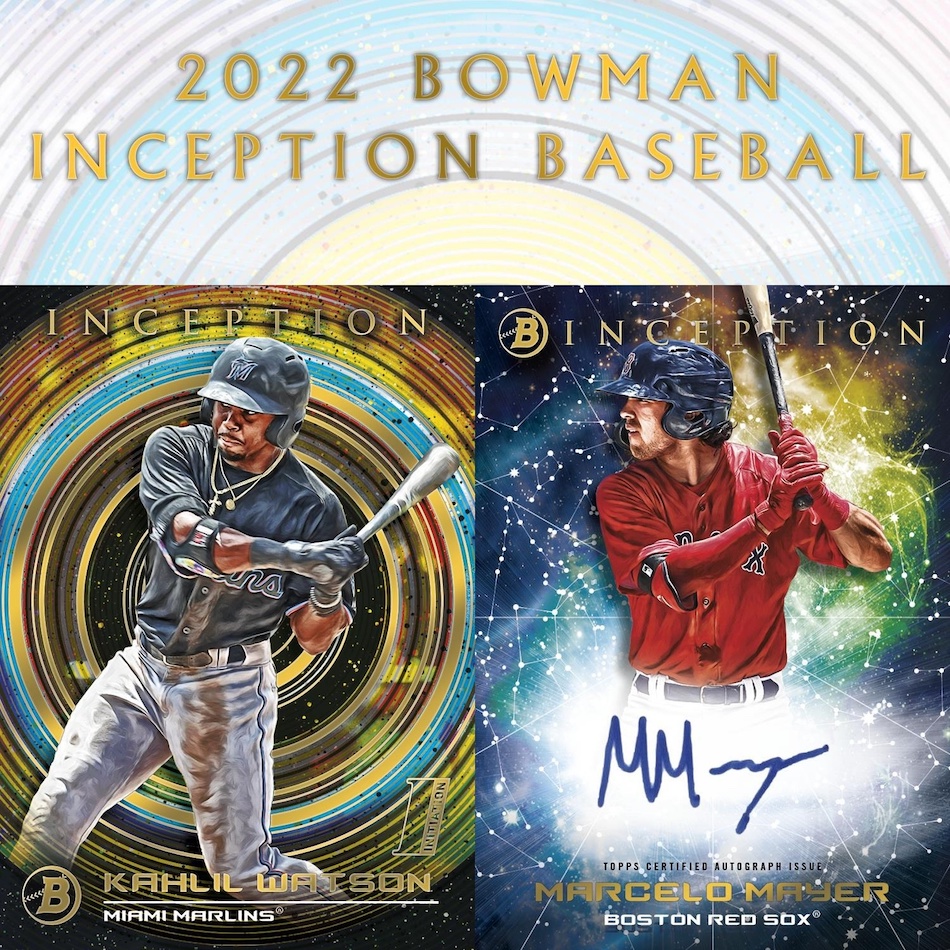 2022 Bowman Inception Baseball Checklist, Set info, Box Reviews