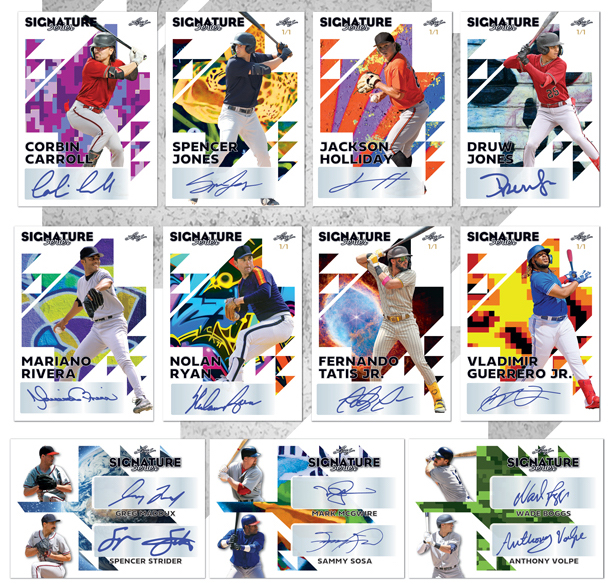 2023 Leaf Signature Series Baseball Checklist, Set Info, Boxes