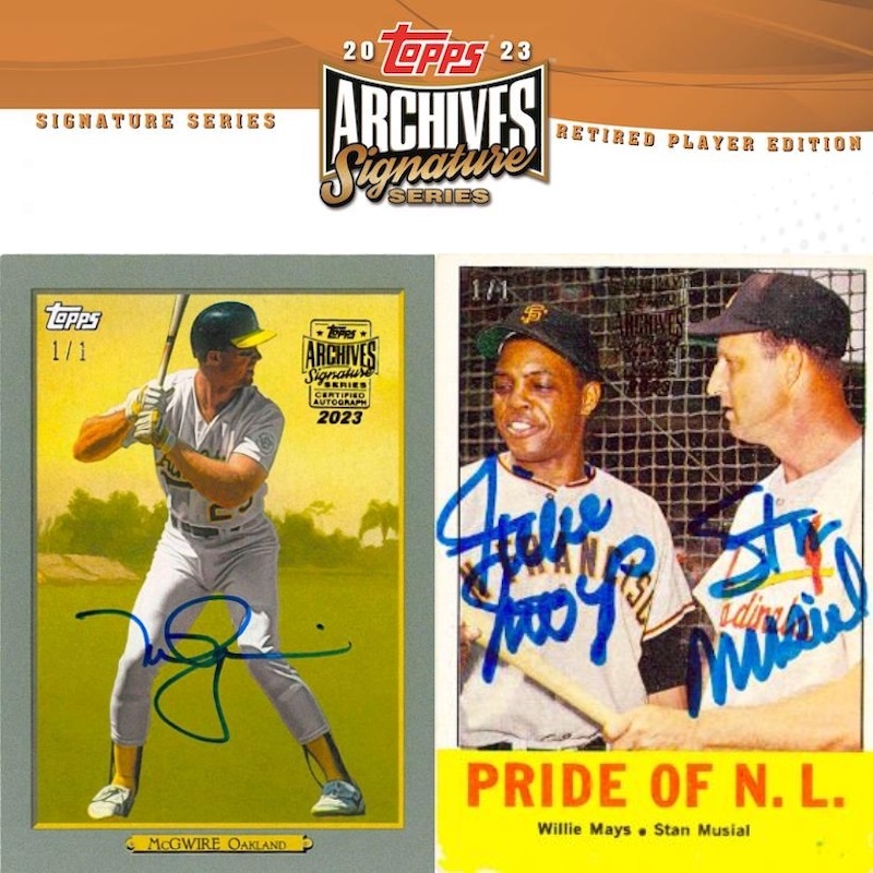 2023 Topps Archives Signature Series Retired Checklist, Boxes