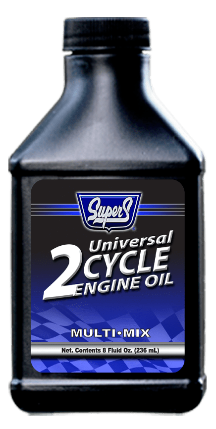 SUPER S UNIVERSAL BLUE 2-CYCLE ENGINE OIL, 8 oz. - Cross Country