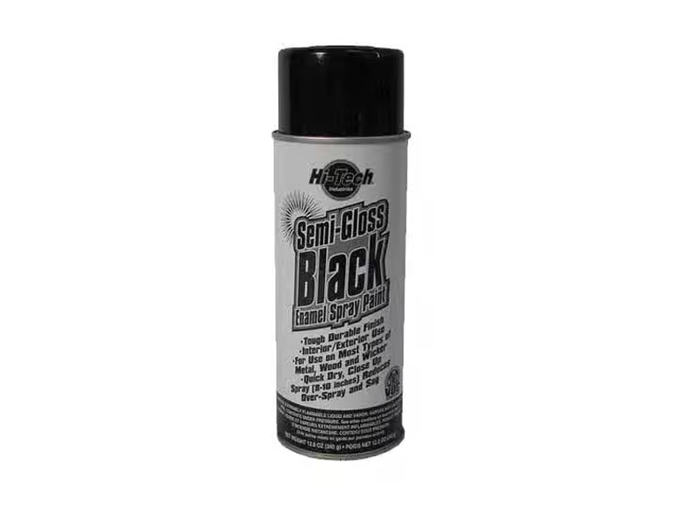 SemiGloss Black Enamel Spray Paint Cross Country