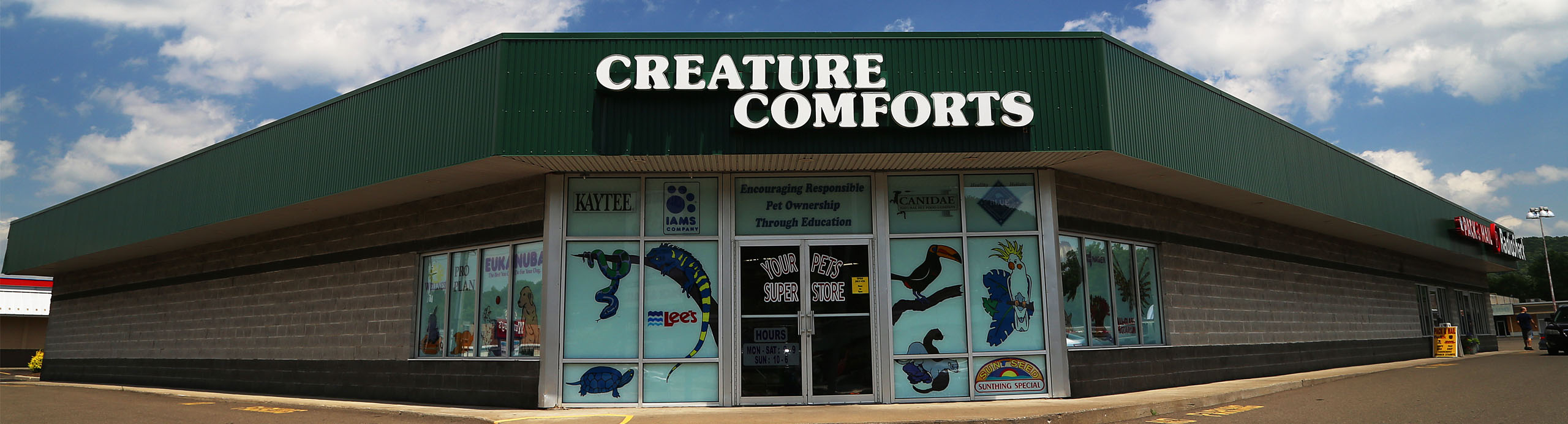 Creature Comforts Pet Store in Binghamton NY