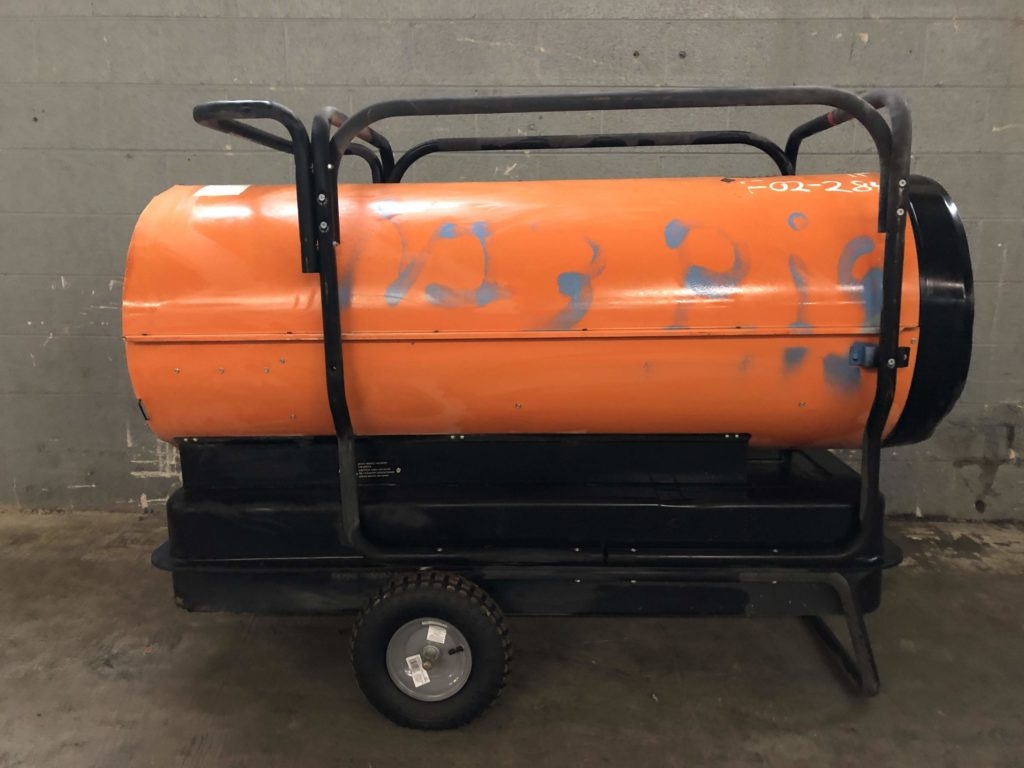 Dayton 4XA50G Portable Oil Fired Heater CCR Industrial Sales