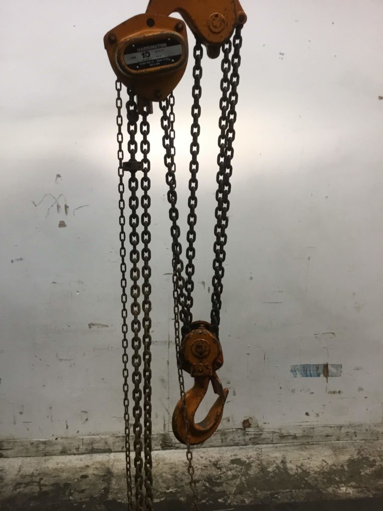 Harrington 10 Ton Manual Chain Hoist M3B866 CCR Industrial Sales
