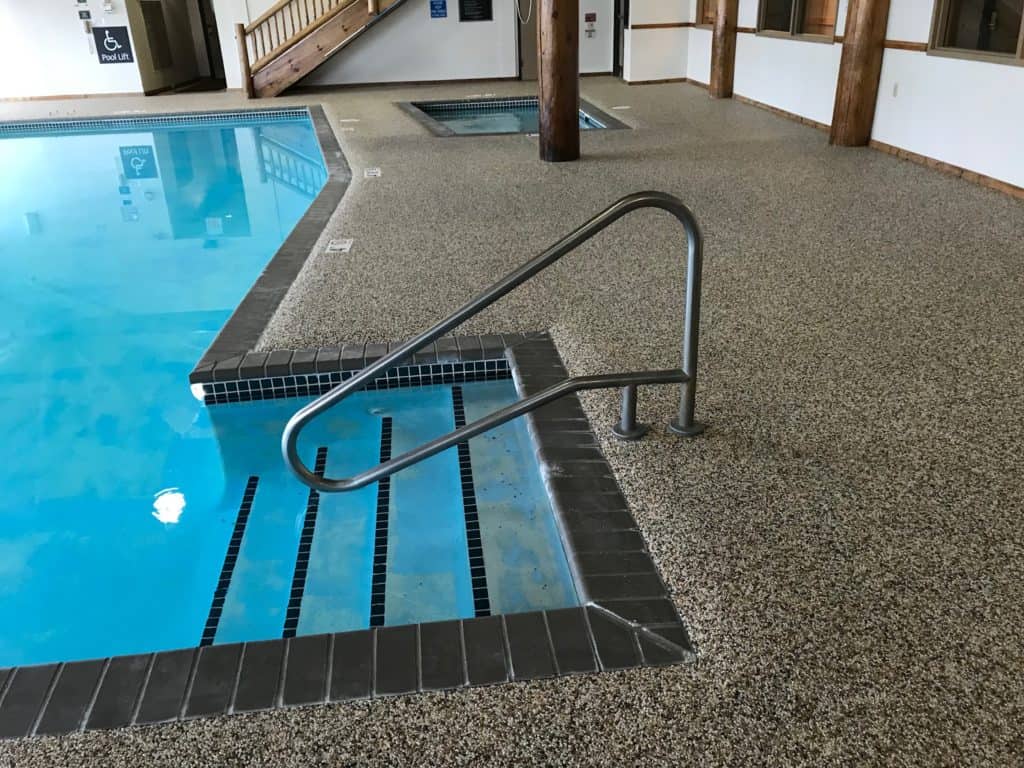 River Rock Pool Deck Surfacing in Proctor MN CCS MN