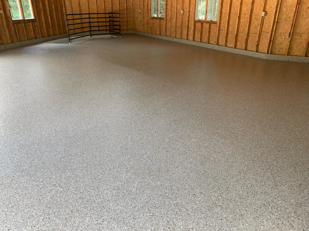 Polyurea/Polyaspartic Garage Floor Summer 2021 CCS MN Projects