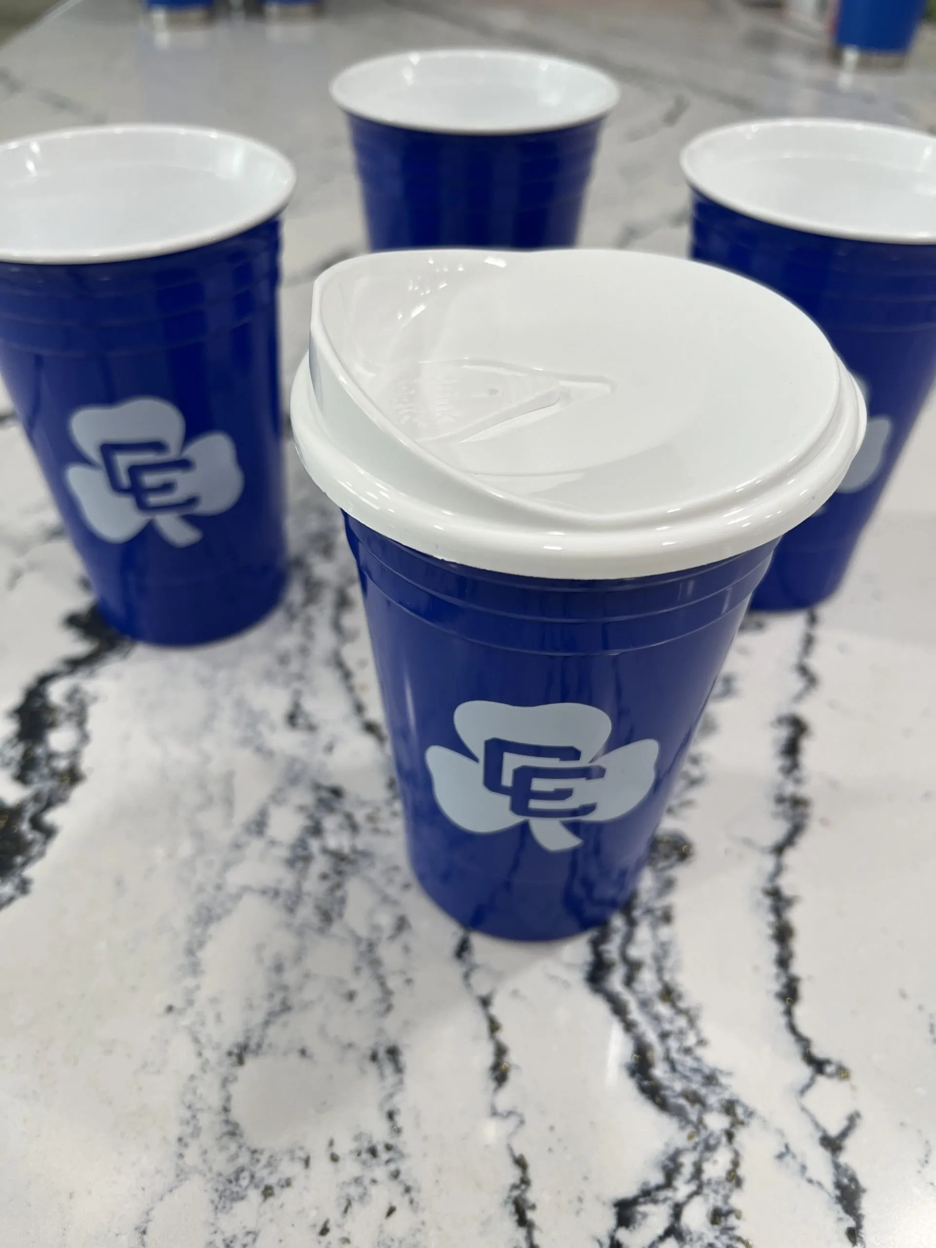 Solo Cup NoSpill Lid Detroit Catholic Central Shamrock Shop