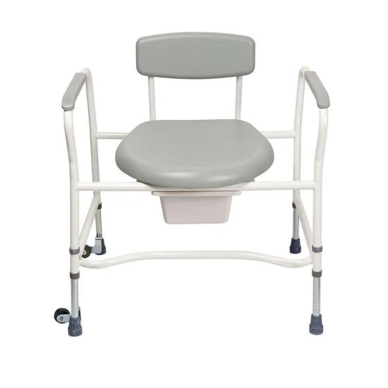 Commode Fixed Arms NRS Healthcare NRS Healthcare