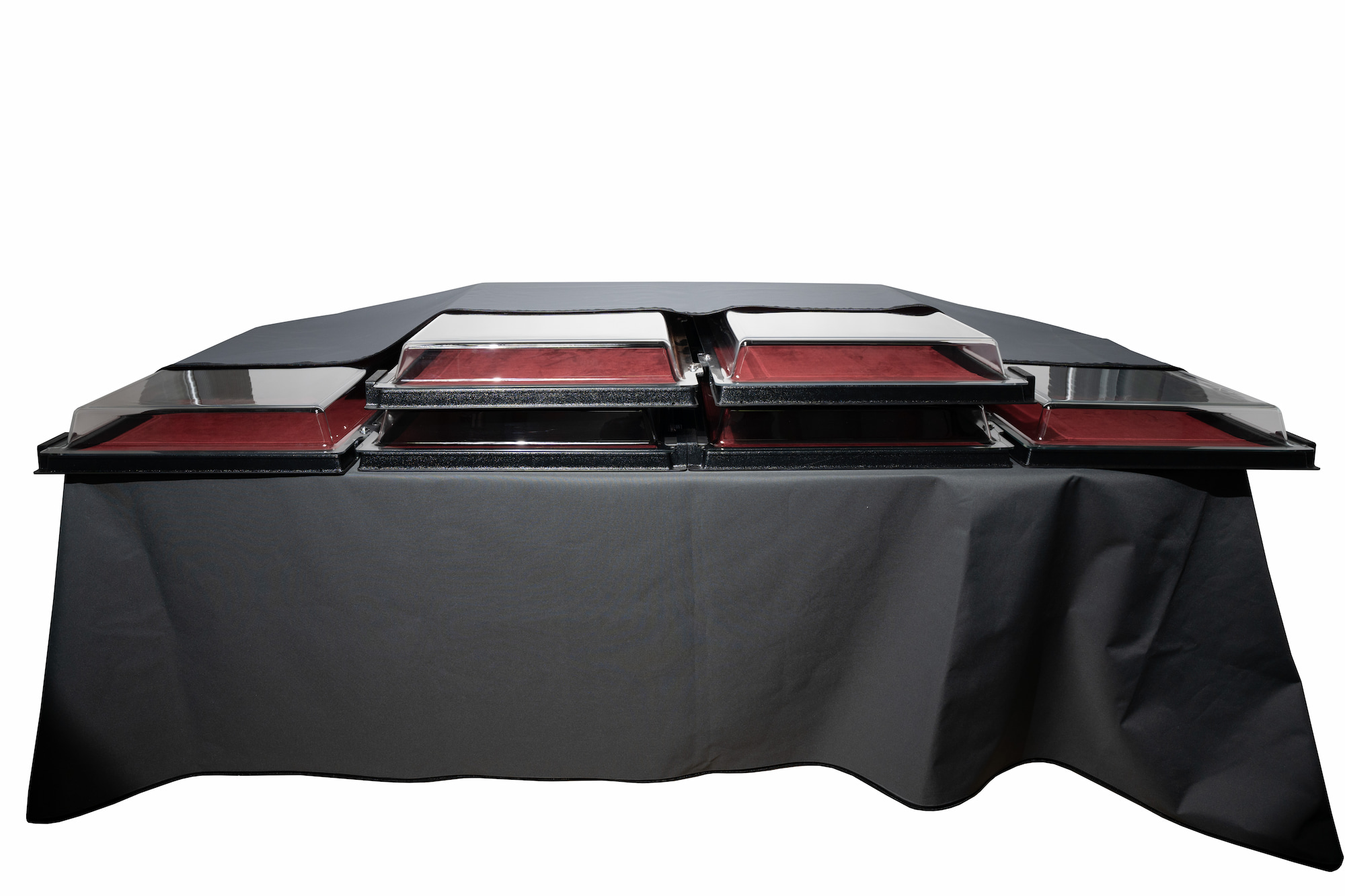 Zip Up Table Cover Christal Clear Showcases