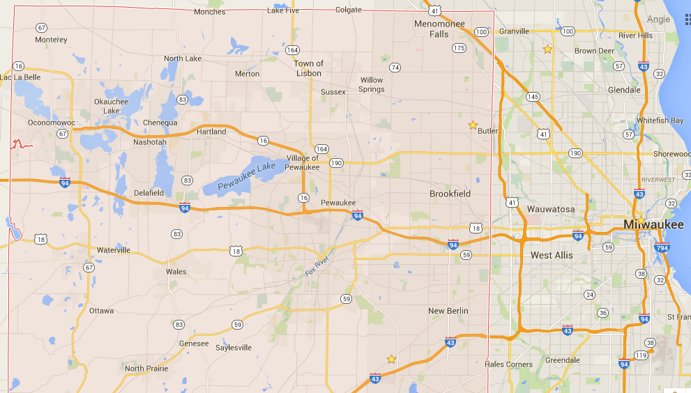 waukesha area map CC'S Painting