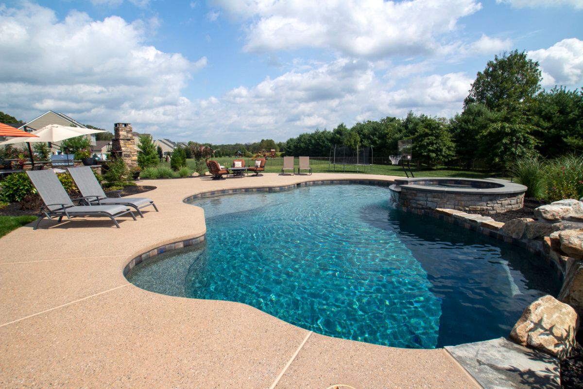 Custom Signature Pool Design in Perkasie, PA