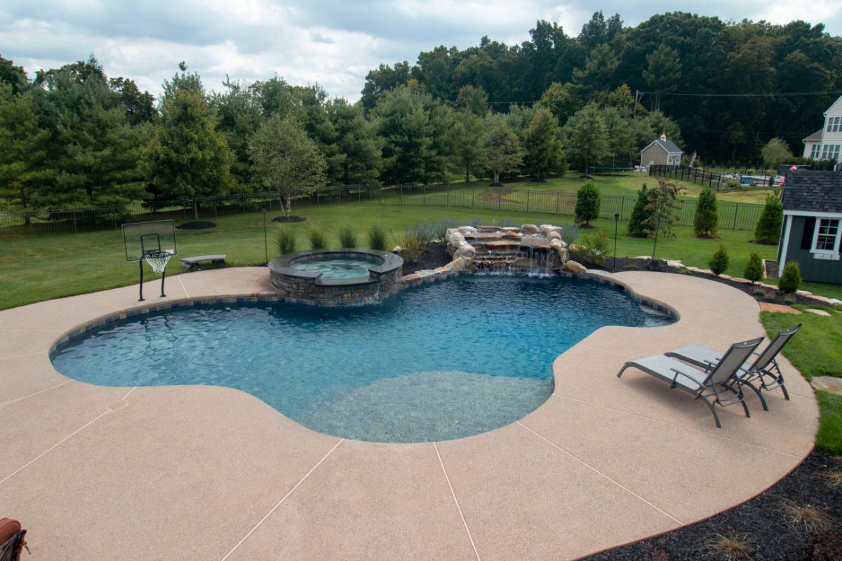 Custom Signature Pool Design in Perkasie, PA
