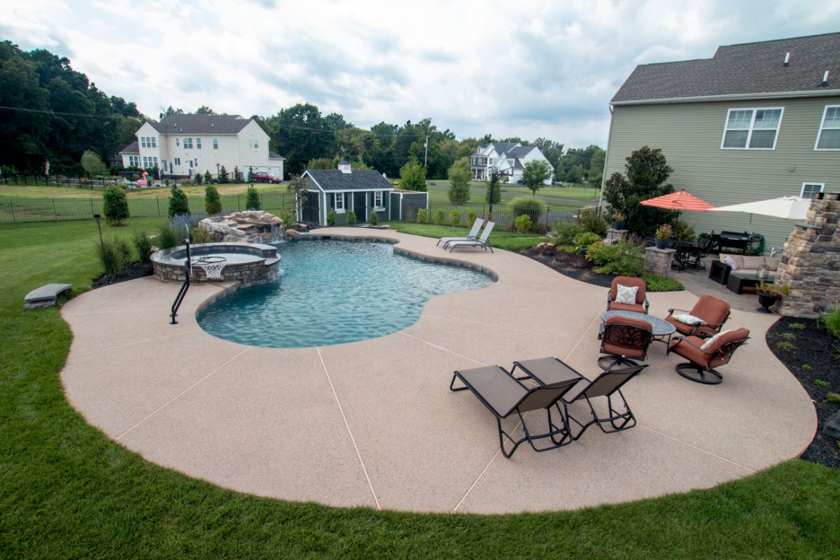 Custom Signature Pool Design in Perkasie, PA