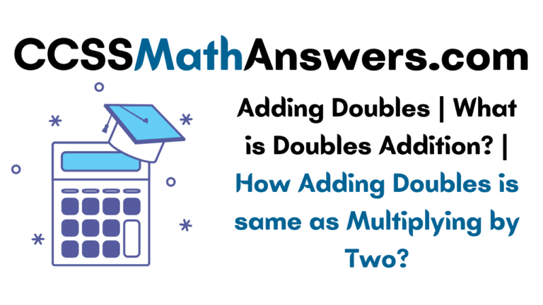 Adding Doubles | What is Doubles Addition? | How Adding Doubles is same