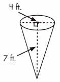 Spectrum Math Grade 8 Chapter 5 Lesson 11 Answer Key Volume: Cones