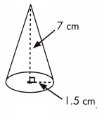 Spectrum Math Grade 8 Chapter 5 Lesson 11 Answer Key Volume: Cones