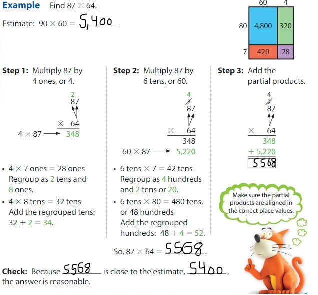 Big Ideas Math Answers Grade 4 Chapter 4 Multiply by TwoDigit Numbers