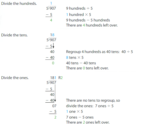 Big Ideas Math Answers Grade 4 Chapter 5 Divide MultiDigit Numbers by
