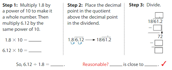 Big Ideas Math Answers Grade 5 Chapter 7 Divide Decimals CCSS Math